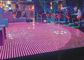 Anti Skid Waterproof Led Dance Floor Panels , P10 Twinkling Led Floor Display